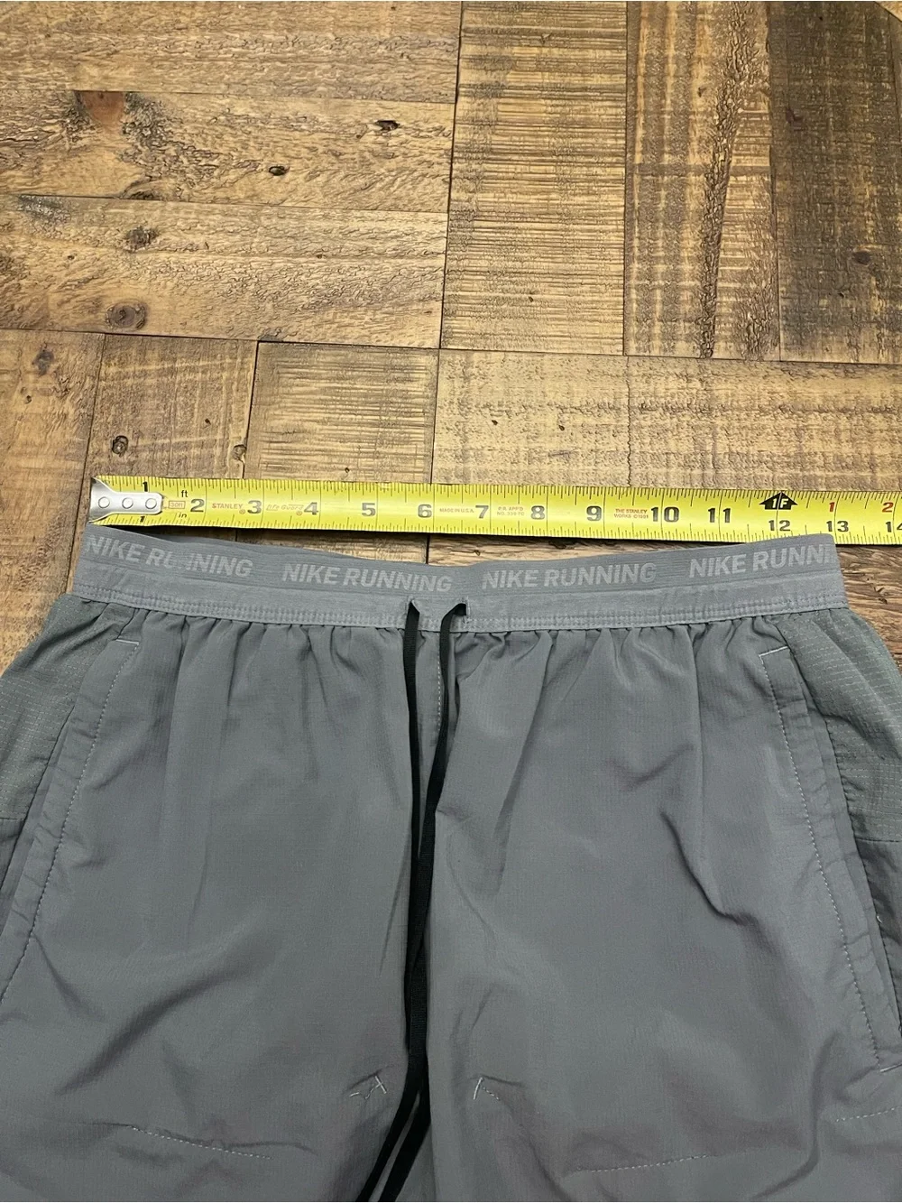 Nike Dri-FIT Stride Running Shorts in the Smoke Grey colorway